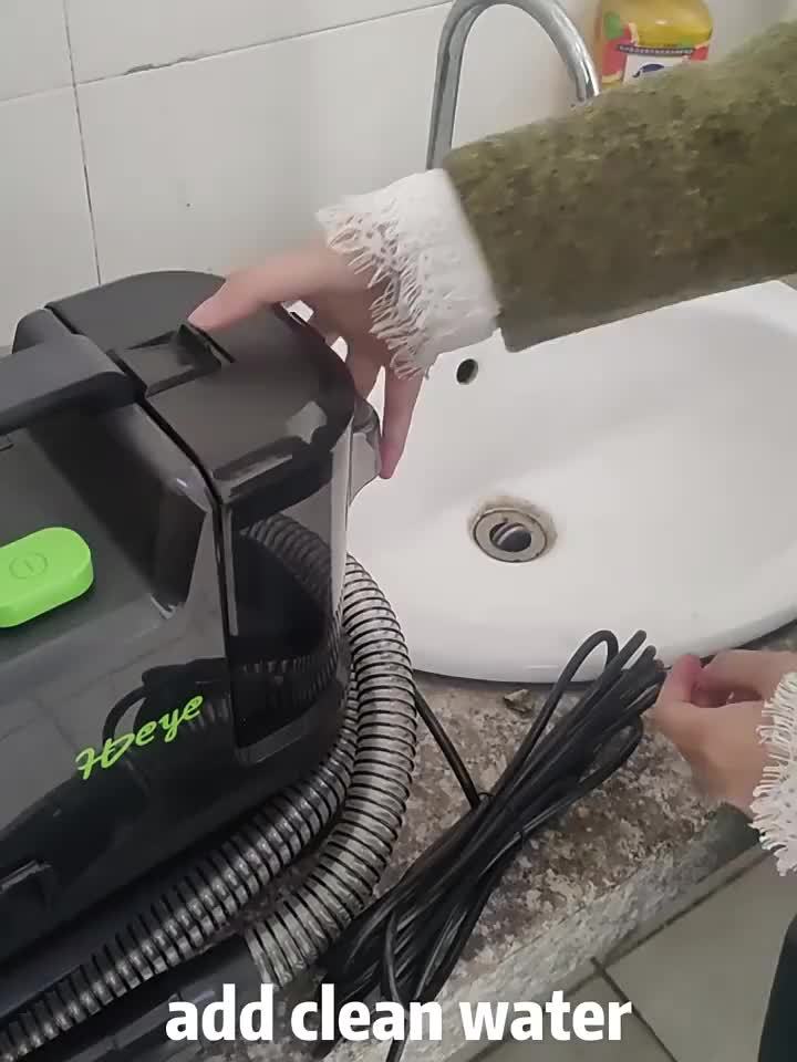 Handstofzuiger – Handheld Stofzuiger – Kruimeldief – Mijtenverwijderaar – Stoffenreiniger – 400W Vermogen – Twee Tanks Voor Schoon En Vuil Water