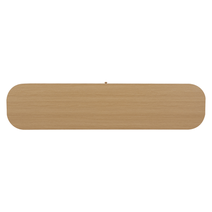 TV-Meubel – TV-Kast – TV-Board – Lowboard – Media Meubel – Hout Met Rattan Optiek – Schuifdeur Met Opbergruimte – Scandinavisch Design 170x39,5x46 cm