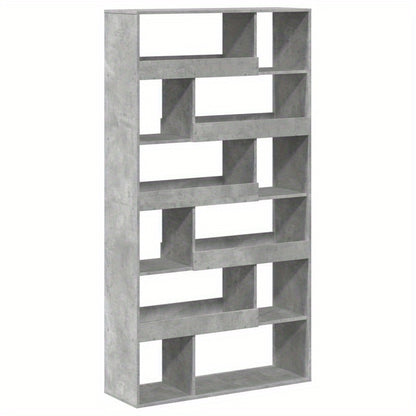 Room Divider 100X33X187.5 Cm Treated Wood Concrete Gray
