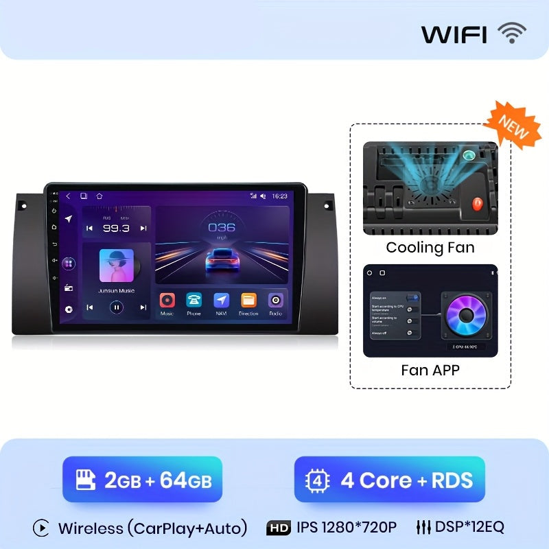 Multimedia Speler – Autoradio – Smart Radio – Navigatiesysteem – 2 Din Radio – 9 Inch Touchscreen – Android Auto & Wi-Fi