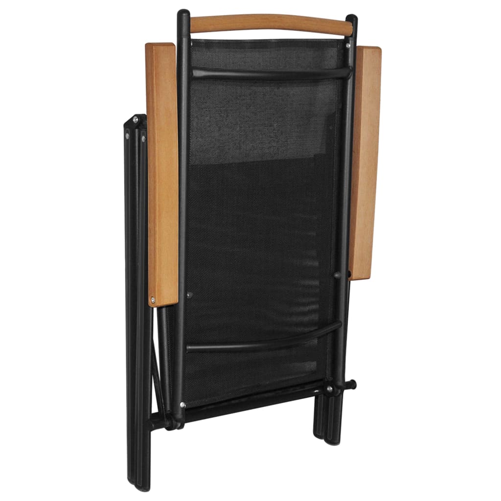 Tuinstoelen – Inklapbare Stoelen – Balkonstoelen – Aluminium Frame – Verstelbare Rugleuning – Weerbestendige Bekleding