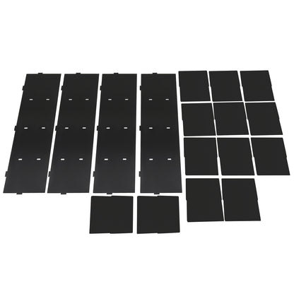 Documenthouder – Documenten Organizer – Vakkenkast – Archiefkast – Bureau Organizer – 36 Vakken – Stevig PVC Board – Draagvermogen 80 kg – Zwart