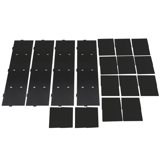 Documenthouder – Documenten Organizer – Vakkenkast – Archiefkast – Bureau Organizer – 36 Vakken – Stevig PVC Board – Draagvermogen 80 kg – Zwart