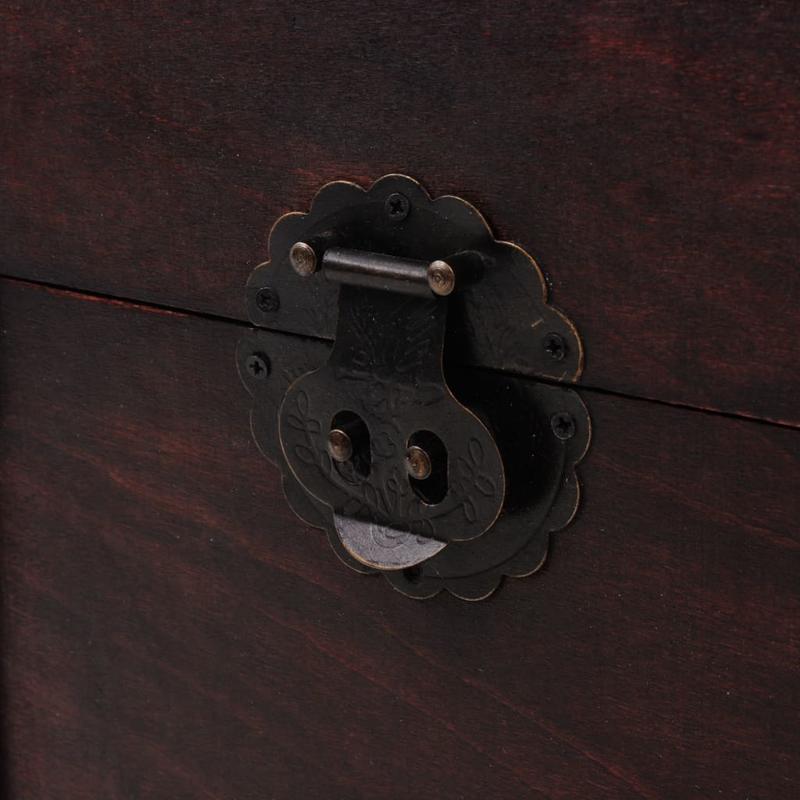 Houten Opbergkist – Opbergbox – Speelgoedkist – Opbergdoos – Opbergbak – Bruin Hout – Afmetingen 66 x 38 x 40 cm – Draagbaar Met Handvatten