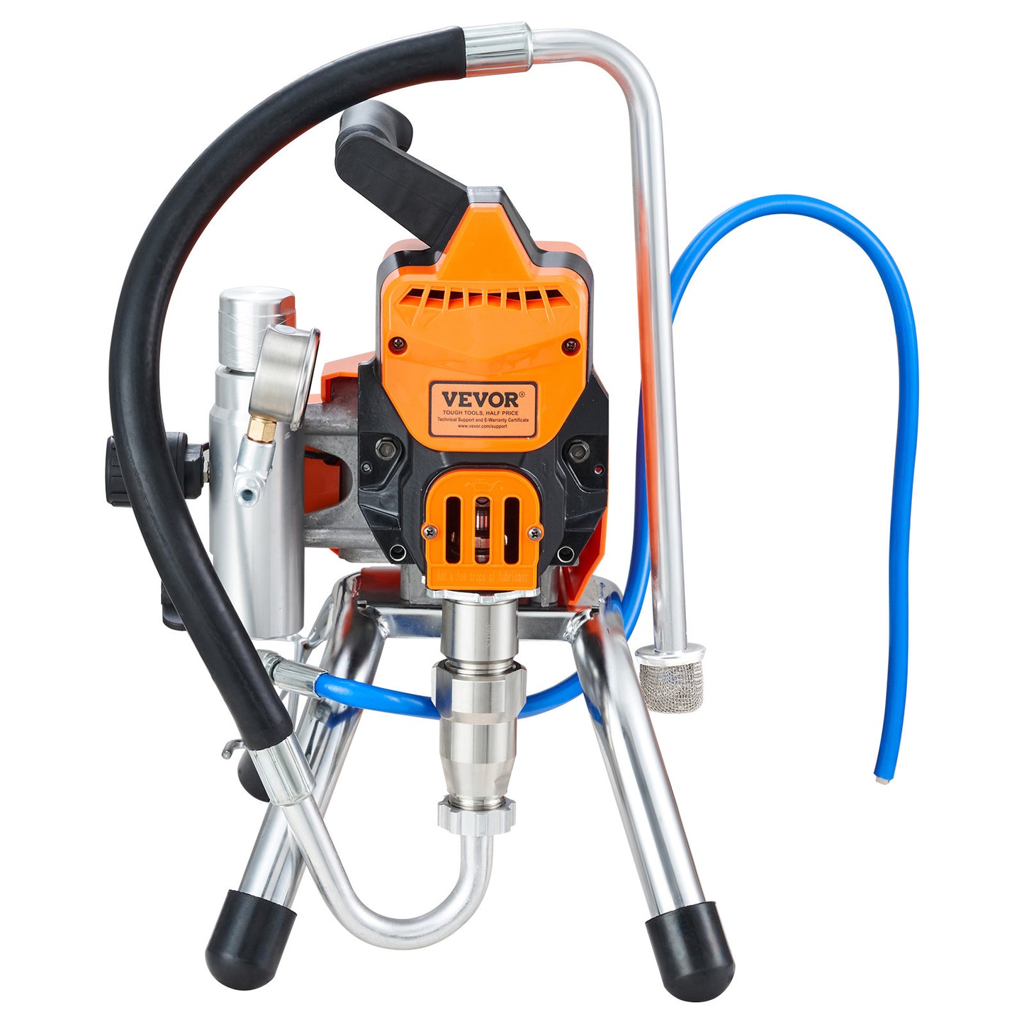 Airless Verfspuit – Spuitpistool – Verfspuitmachine – Verfsysteem – Lakspuit – 2000W Motor – 9 Meter Hoge Drukslang