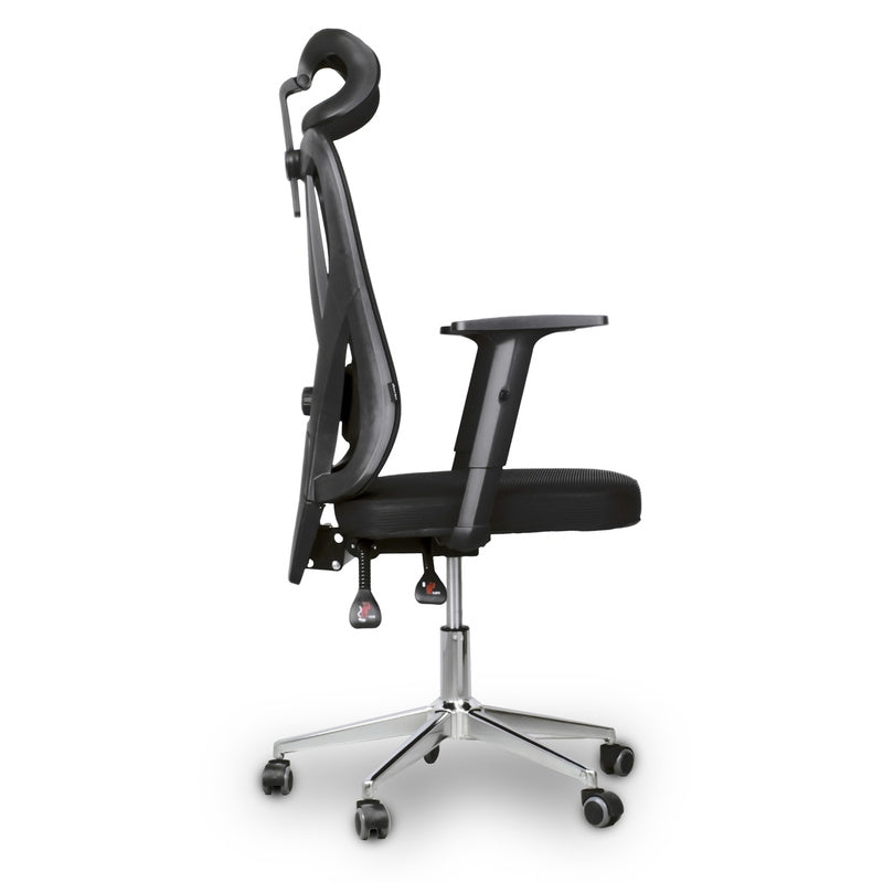 Bureaustoel – Office Chair – Gamingstoel – Kantoorstoel – Draaistoel – Ergonomisch Design – Verstelbare Hoofdsteun – Ademend Mesh