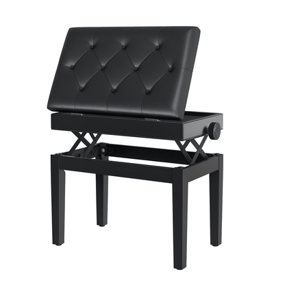 Keukentrolley – Serveerwagen – Keukenwagen – BBQ Trolley – Opbergtrolley – Zwart – RVS Werkblad – Vier Wielen
