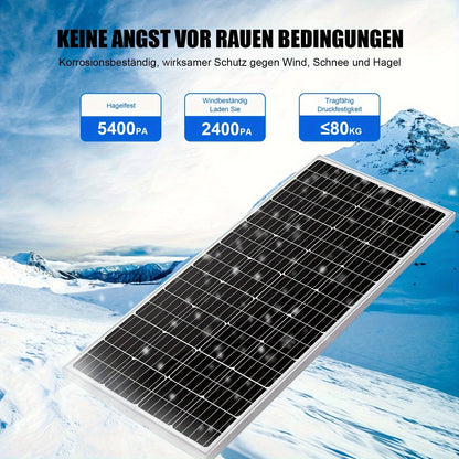 Zonnepaneel – Solar Panel – Zonnecel – Energiepaneel – Duurzaam Paneel – 100W Monokristallijn – 19% Efficiëntie – Lichtgewicht Glasbescherming