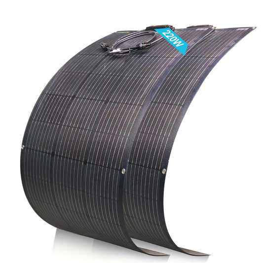 Flexibel Zonnepaneel – Zonnepaneel Camper – Zonnepaneel Boot – Draagbaar Zonnepaneel – 110W Vermogen – Monokristallijn Silicium