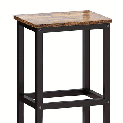 Bartafel – Bar Tafel – Statafel – Keukentafel – Eettafel – Compact Design – Metalen Frame Met 3 Niveaus