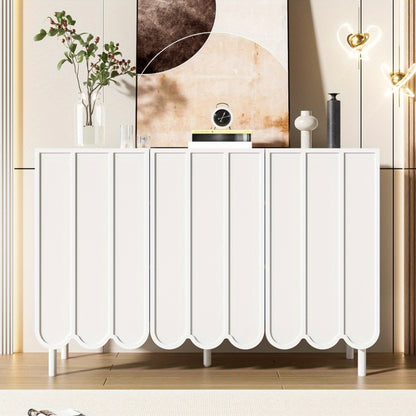 Keukenkast – Opbergkast – Voorraadkast – Kast Met Deuren – Keukenmeubel – 120x60x40 cm – Verstelbare Planken – Zwart Design