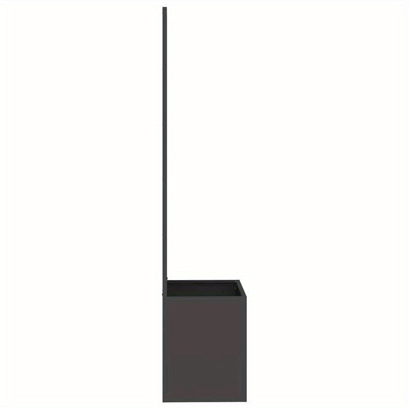 Plantenbak – Bloembak – Plantenpaneel – Tuinbak – Kruidenbak – Zwart Koudgewalst Staal – 50x140 cm Weerbestendig & Stevig