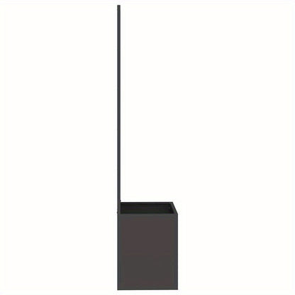 Plantenbak – Bloembak – Plantenpaneel – Tuinbak – Kruidenbak – Zwart Koudgewalst Staal – 50x140 cm Weerbestendig & Stevig
