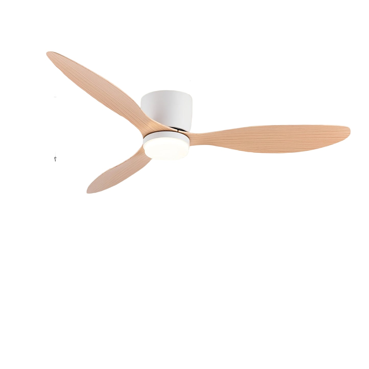 Plafondlamp – Plafondverlichting – Plafonnière – Verlichtingsarmatuur – Hanglamp – Houtkleur – Afstandsbediening – Infraroodsensor