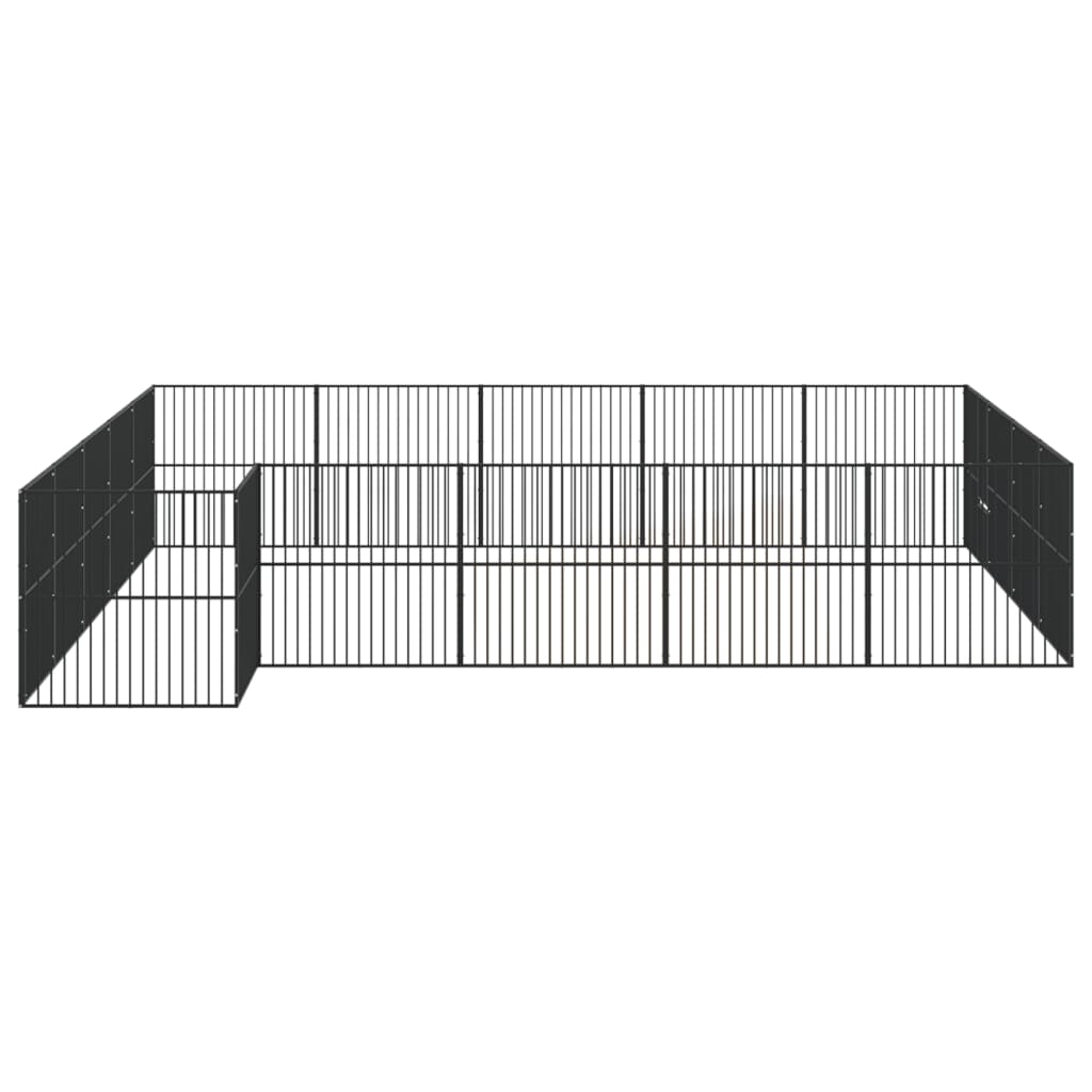 Hondenren – Hondenhok – Dierenhok – Puppyren – Hondenkooi – Stevig Gegalvaniseerd Staal – 403x400x100 cm