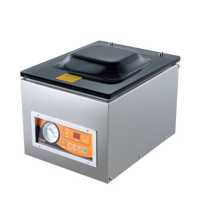 Vacuümverpakkingsmachine – Vacuumsealer – Vacumeermachine – Vakuummachine – Vacuümsealer – Roestvrij Staal & Acryl – 950W Motor – Kamer 33x27x5 cm