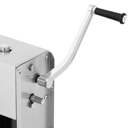 Worstenvuller – Worstpomp – Worstmachine – Worstmaker – Worstvulmachine – Roestvrijstaal – 7 Liter Capaciteit – 4 Vulmondjes – Verticale Constructie