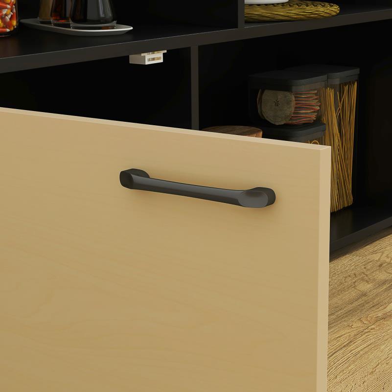 Bartafelset – Bartafel – Statafel – Barset – Barkrukken – Opvouwbaar Tafelblad – Driepoot Stabiliteit – Zwart
