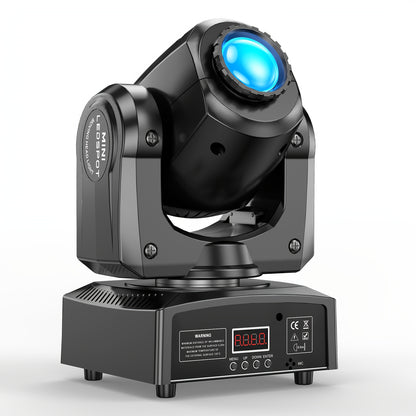 2 PACK Of120W LED Moving Head Light RGBW 8 Gobo Beam Multi Pattern DMX Suitable for Djs, Discos, Nightclubs, Ktvs, Bars, Theatres, Arcades, Parties