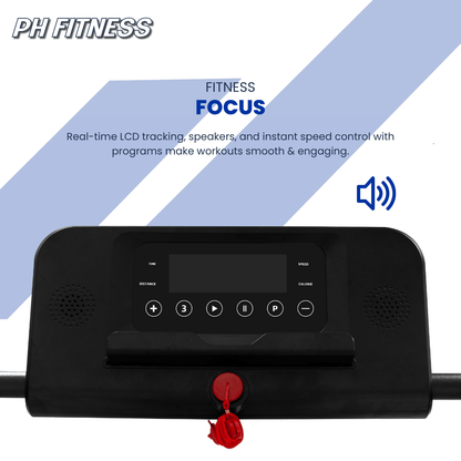 Loopband – Treadmill – Hardloopband – Fitnessapparaat – Wandelloper – Opvouwbaar – 1,5 HP Motor – Bluetooth Speaker & FitShow App