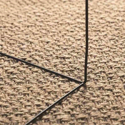 Mat Jute Look – Vloerkleed – Tapijt – Vloermat – Vloerbedekking – Extra Groot 160x230 cm – Weerbestendig & Handgemaakt – Naturel Bruin