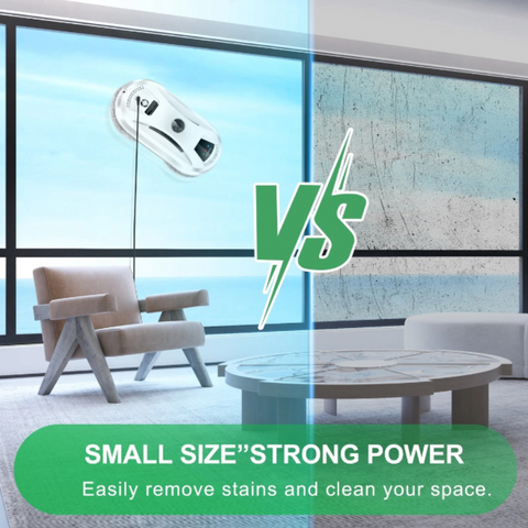 Robot glazenwasser - Raamrobot - Elektrische glazenwasser - Raamreiniger - Ruitreiniger - Wit - Intelligente Ramenwasser