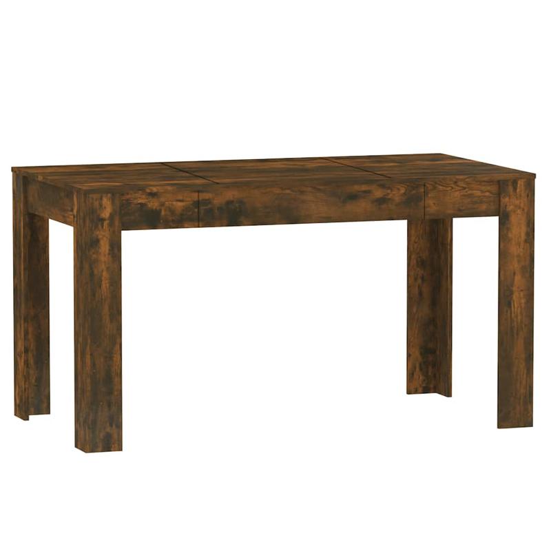 Eettafel – Tafel – Houten Tafel – Eetkamertafel – Tafelblad – Smoke Eiken – 140x74,5x76 cm – Houten Materiaal