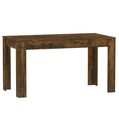 Eettafel – Tafel – Houten Tafel – Eetkamertafel – Tafelblad – Smoke Eiken – 140x74,5x76 cm – Houten Materiaal
