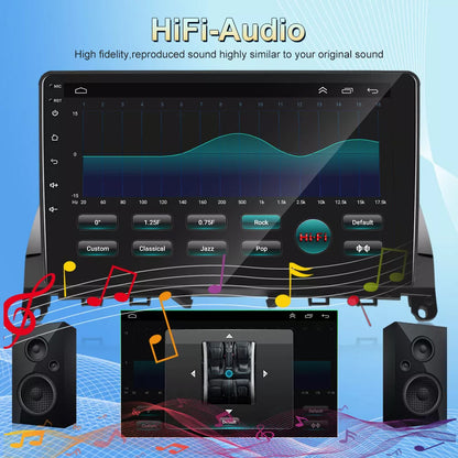 Android 13 Autoradio – Multimedia Systeem – In-Car Entertainment – Dashboard Unit – Car Stereo – 9 Inch Touchscreen – Draadloze CarPlay & Android Auto – Inclusief Achteruitrijcamera Met Microfoon - QUORE