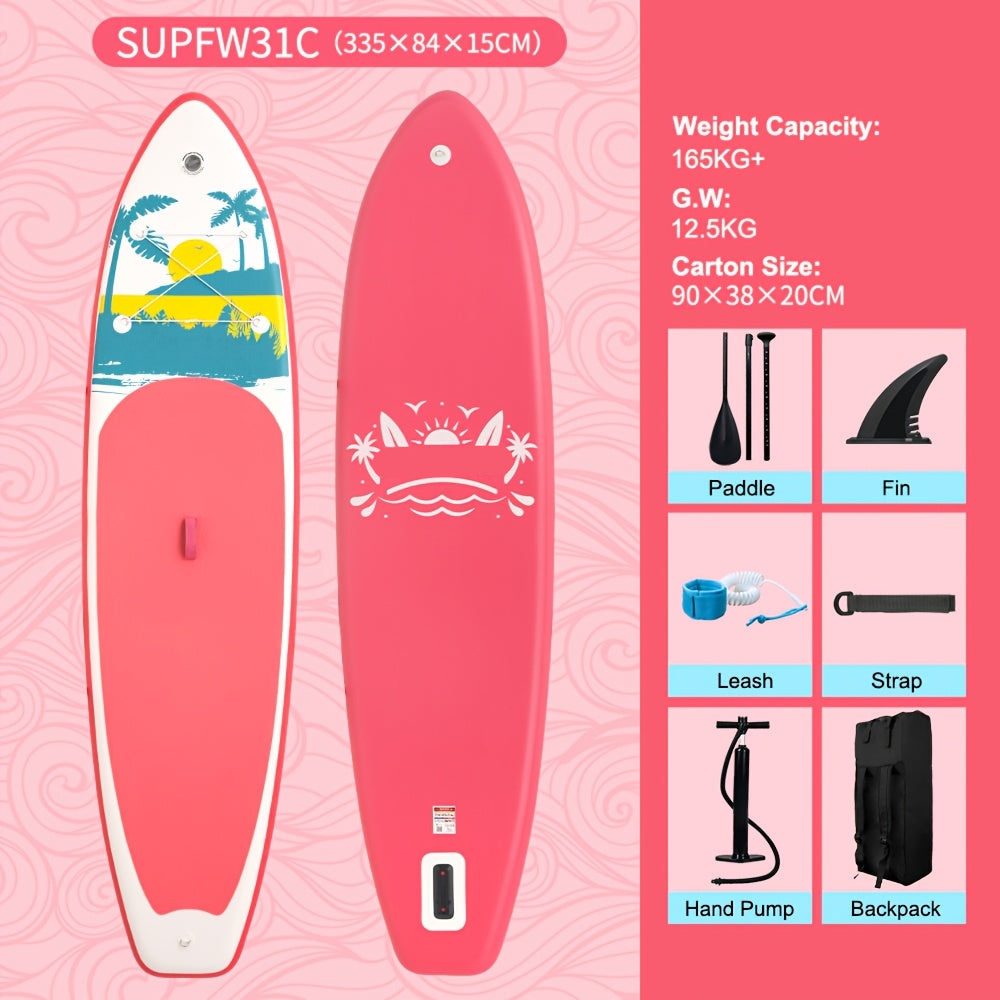 Opblaasbare Paddle Board – SUP Board – Stand Up Paddle – Inflatable Board – PVC Materiaal – Dubbele Laag – Antislip Dek