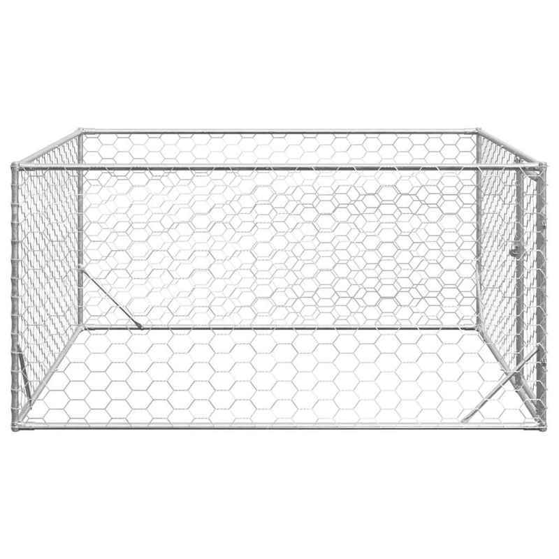 Hondenren – Hondenkennel – Hondenhok – Dierenren – Verzinkte Stalen Ren – 2x2x1 Meter – Roestbestendig & Eenvoudig Montage