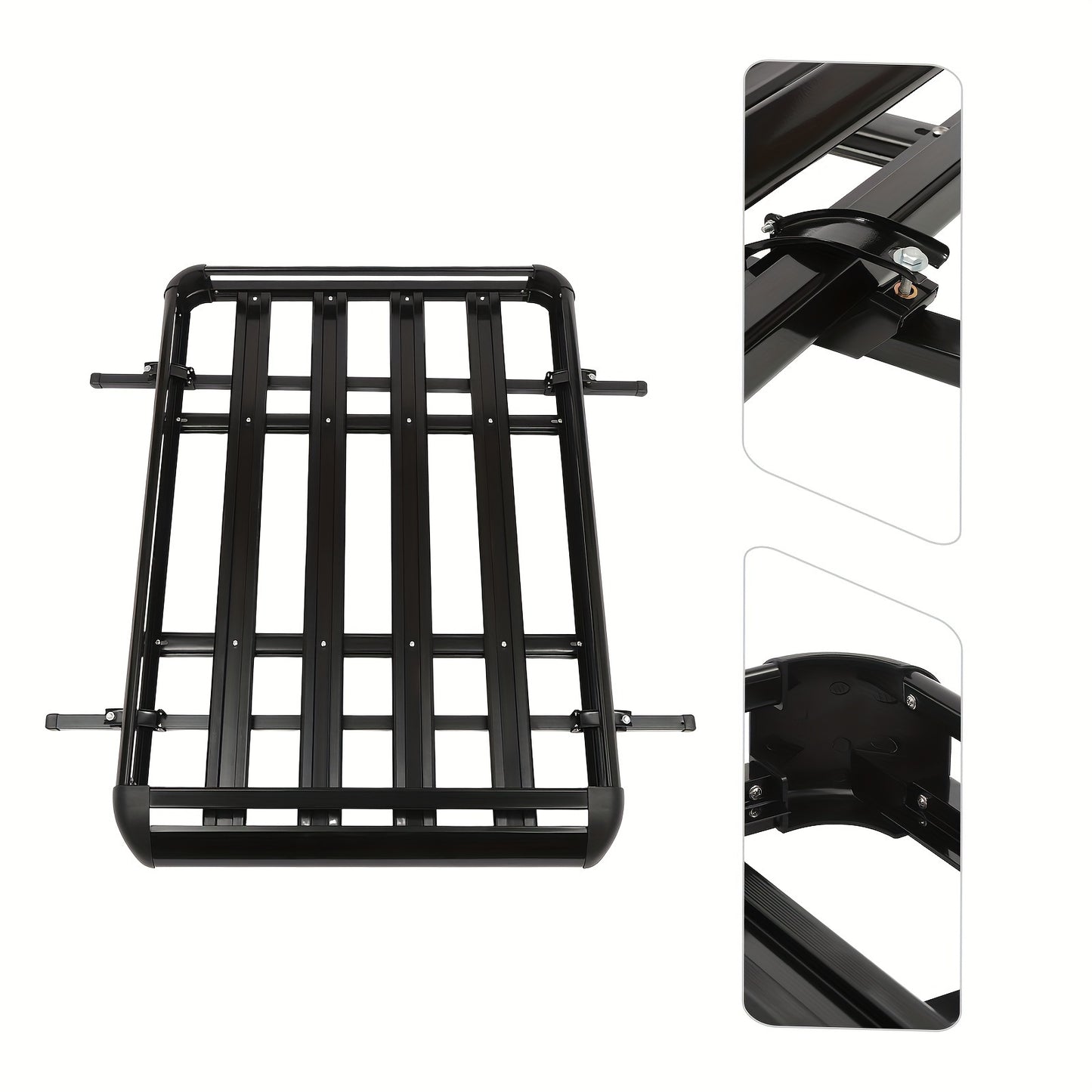 Universal Aluminium Car Roof Rack Basket Cargo Luggage Carrier Adjustable 140cm