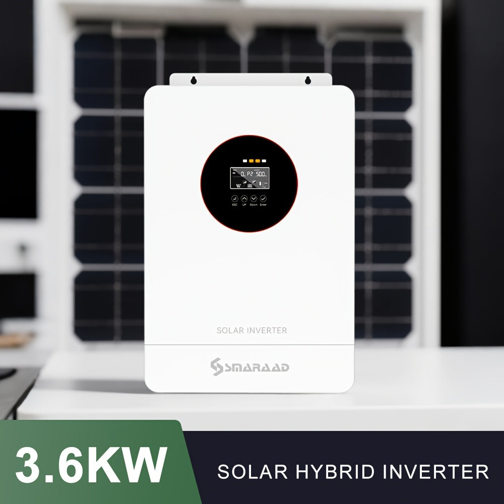 Zonne-omvormer – Solar Inverter – Off-grid Omvormer – MPPT Omvormer – 24V naar 230V – Geïntegreerde 100A MPPT-Controller – Hoogfrequente Omzetting