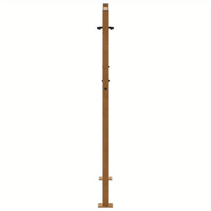Metalen sierpoort – Tuinpoort – Sierhek – Terraspoort – Buitenpoort – Bruin – Weerbestendig staal – 105x130 cm