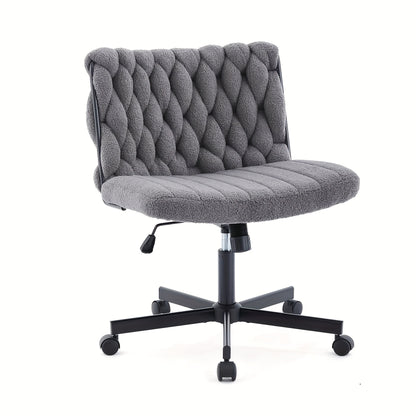 Bureaustoel – Werkstoel – Kantoorstoel – Draaistoel – Bureaustoel Grijs – Ergonomische Zitting Met Memory Foam – Verstelbare Zithoogte Met 360° Draaibare Zitting