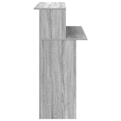 Balie – Reception Desk – Baliepaneel – Ontvangstbalie – Balietafel – Grijs – Houtmateriaal – Compact 100x50x103,5 cm