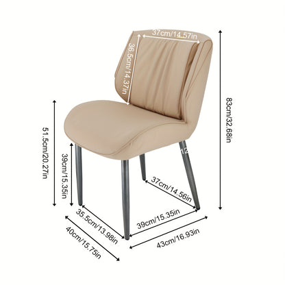 Bureaustoel – Kantoorstoel – Werkstoel – Deskchair – Bureaustoel Zwart – Ergonomisch met Hoge Rugleuning – Inklapbare Armleuningen – PU-Leder – Belastbaar tot 200 kg