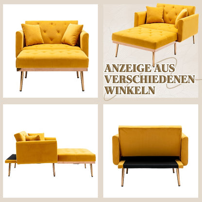 Verstelbare Relaxfauteuil – Lounge Stoel – Accent Fauteuil – Slaapkamer Stoel – Study Chair – Mangohout – Slank Design – Makkelijk Schoon Te Maken
