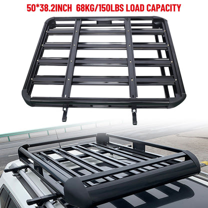 Dakdrager – Dakrek – Dakkofferdrager – Bagagedrager – Autodakdrager – Stevig Aluminium – 127 cm Lengte – 68 kg Draagvermogen