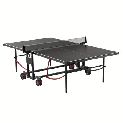 Tafeltennistafel – Pingpongtafel – Table Tennis Tafel – Inklapbare Speeltafel – Opvouwbare Tafeltennistafel – 108×60×30 inch – Aluminium Kunststof – Met Wielen & Afneembaar Net
