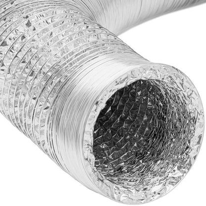 Ventilatieturbo – Ventilatieset – Kanaalventilator – Koolstoffilter – Ventilatiebuis – Krachtige Luchtafvoer – Flexibele Aluminium Buizen 10 Meter