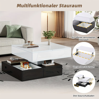 Fauteuil – Loungestoel – Relaxfauteuil – Oorfauteuil – Zetel – Bamboe Materiaal – Inclusief Voetenbank – Zijzak