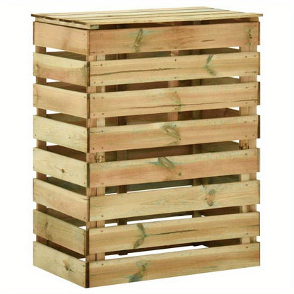 Compostbak – Compostvat – Composter – Compostemmer – Wormenbak – Geïmpregneerd Grenenhout – 80x50x100 cm – Weerbestendig & Stevig