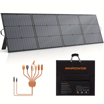Zonnepaneel – Solar Paneel – Opvouwbaar Paneel – Draagbaar Zonne-energie Paneel – 220W 20V – Hoge Efficiëntie 23,5% – Onderhoudsvrij Monokristallijn Silicium