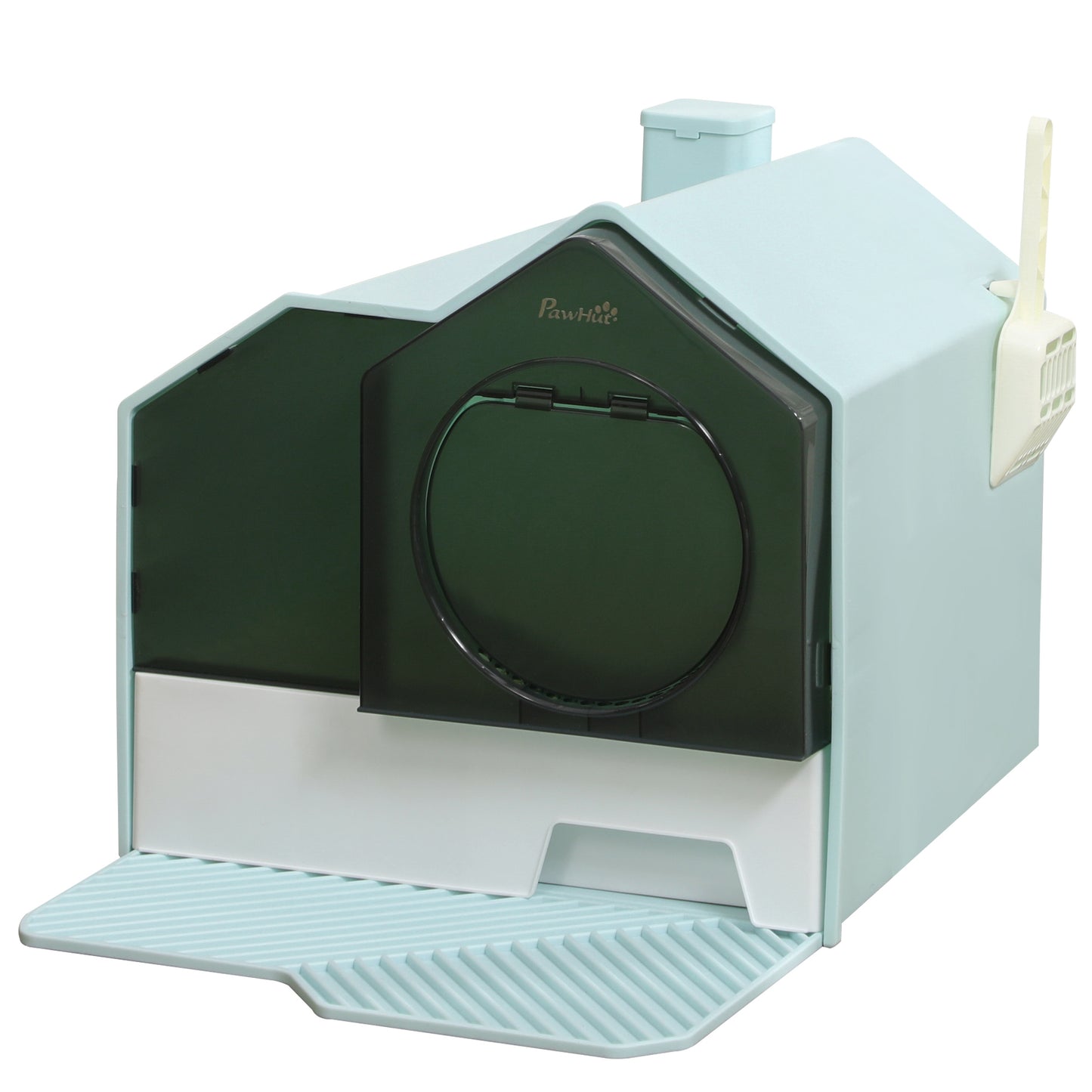 Kattenbak – Kattenbakje – Kattentoilet – Kattentoiletje – Kattenbak Met Huisje – Uitneembare Bodem – Ingebouwde Zeeflaag