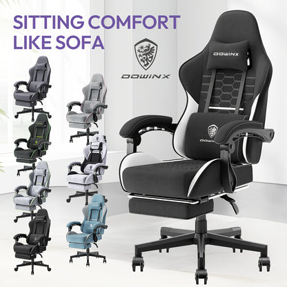 Ergonomische Gamingstoel – Bureaustoel – Office Chair – Werkstoel – Computerstoel – Pocketvering Zitting – Verstelbare Rugleuning – Metalen Frame – Max 136 Kg Draaggewicht