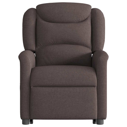 Elektrisch Verstelbare Sta-op Stoel – Relaxfauteuil – Opsta Stoel – Seniorenstoel – Verstelbare Relaxstoel – Donkerbruin – Elektrische Liftfunctie – Ademend Comfortabele Bekleding