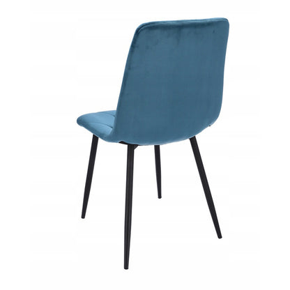 Fauteuil – Armstoel – Eetkamerstoel – Loungestoel – Stoel – Velours Bekleding – Diamond Quilting – Zithoogte 47 cm – Max Belastbaar 130 kg