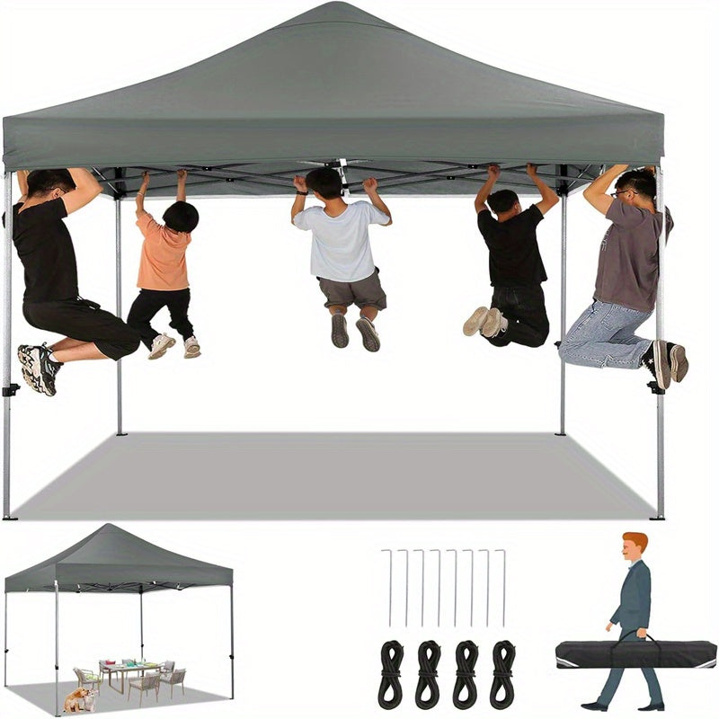 Picknicktent – Vouwtent – Schaduwtent – Zonnescherm – Buitentent – Grijs – Ruim 6 Personen – Stevig Oxford Doek
