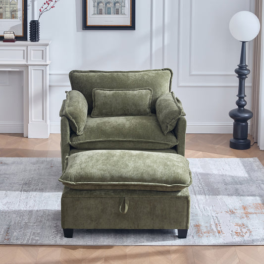 Relaxstoel – Fauteuil – Loungestoel – Vloerstoel – Zitzak – Extra Groot Formaat – Premium Velvet Bekleding